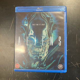 Aliens - paluu Blu-ray (M-/M-) -kauhu/sci-fi-